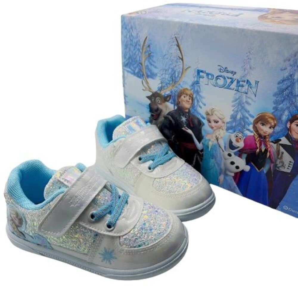 【斷碼出清不退不換】台灣製Disney艾莎運動鞋-細節圖6