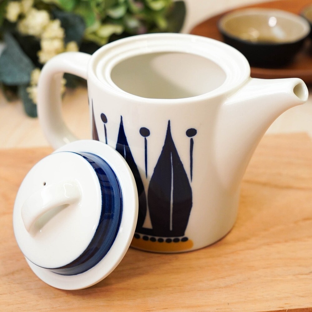 日本製 古典摩洛哥杯盤組 馬克杯 陶瓷餐盤 茶壺 餐碗 茶具 茶杯 杯盤組 陶瓷 花卉 圖騰-細節圖4