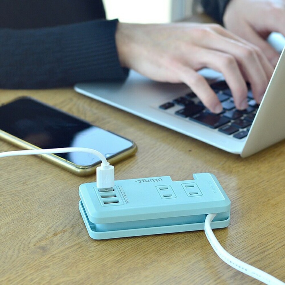 Sonic擴充插座 USB擴充 電源孔 多功能 隨身攜帶 延長線 插座 咖啡廳 手機 充電-細節圖4