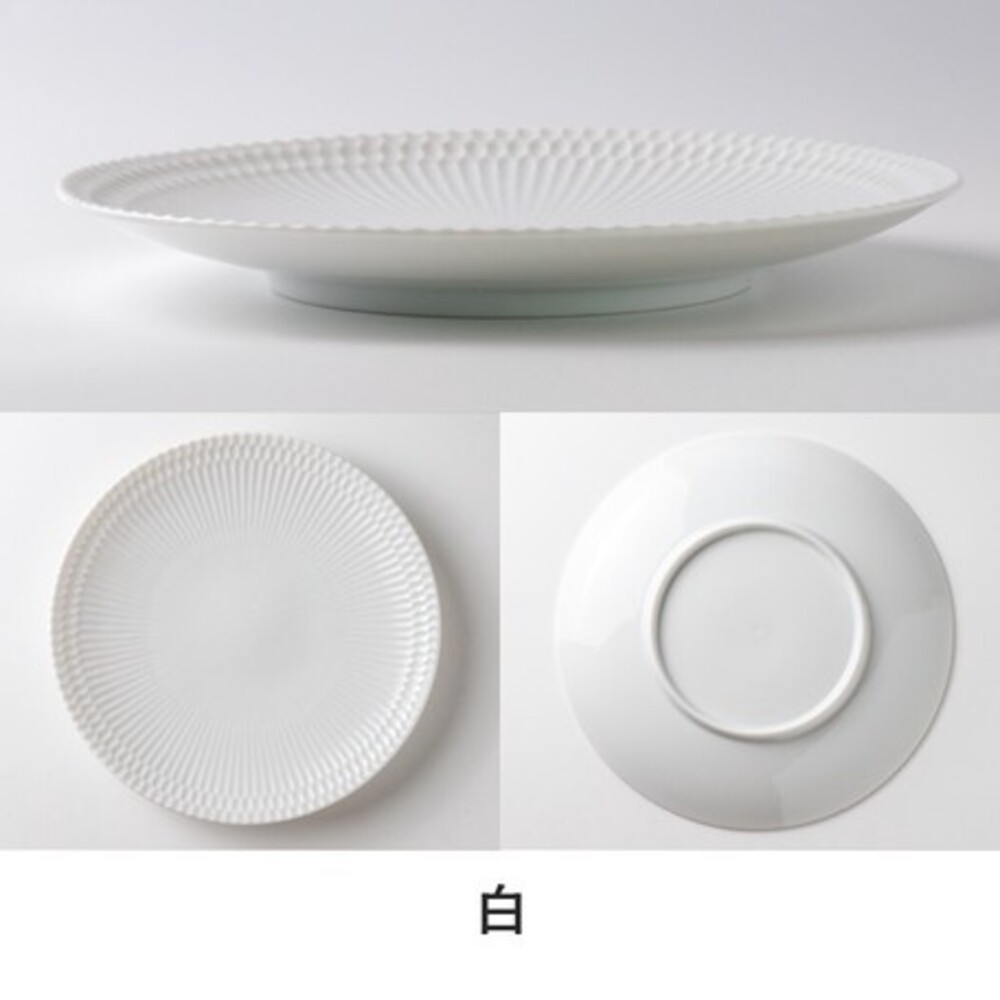 日本製 美濃燒 陶瓷餐盤 盤子 質感餐盤 淺盤 麵盤 咖哩盤 廚房餐具 ins風 三色可選 陶器-細節圖5