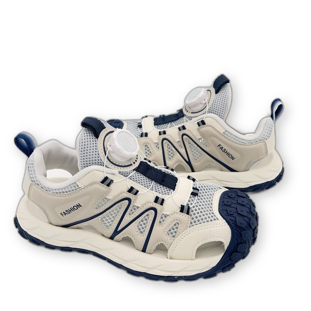 旋轉扣透氣護趾涼鞋-細節圖5