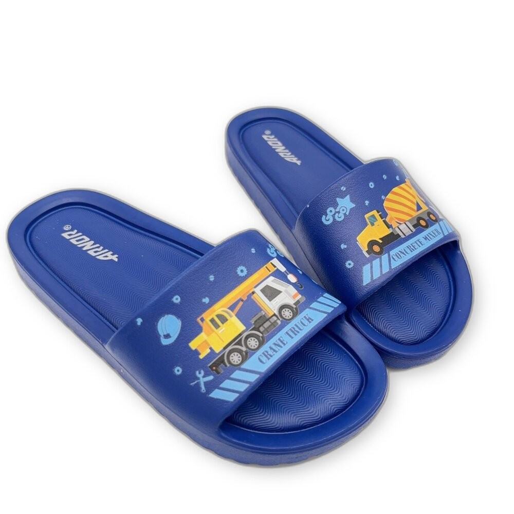 男童工程車拖鞋-細節圖2
