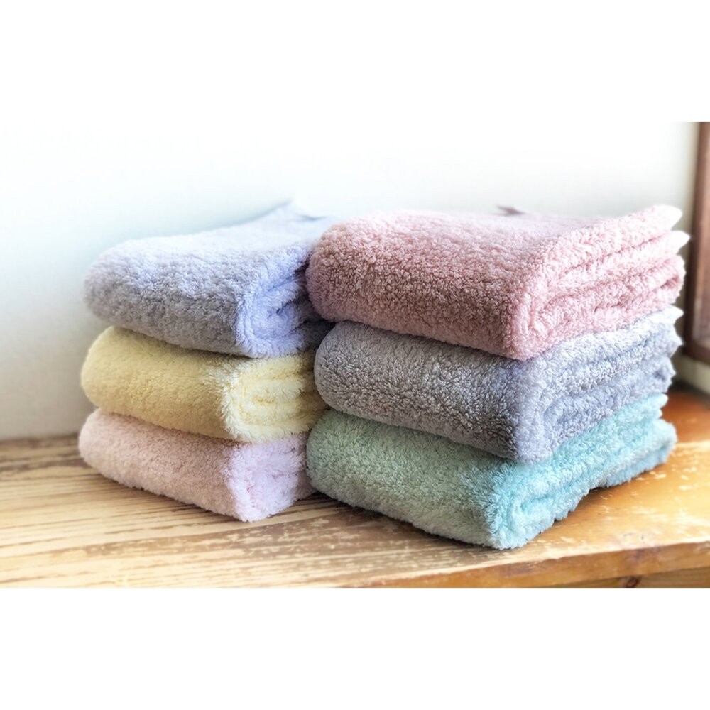 日本製 日本OBORO 髮用吸水毛巾 擦髮巾 絨毛毛巾 強力吸水 除臭 純棉 5倍吸水速度-細節圖2