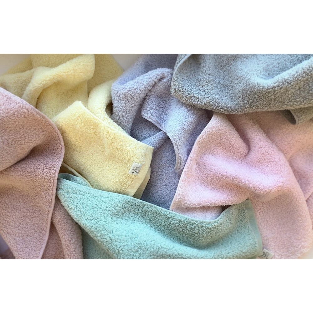 日本製 日本OBORO 髮用吸水毛巾 擦髮巾 絨毛毛巾 強力吸水 除臭 純棉 5倍吸水速度-細節圖3