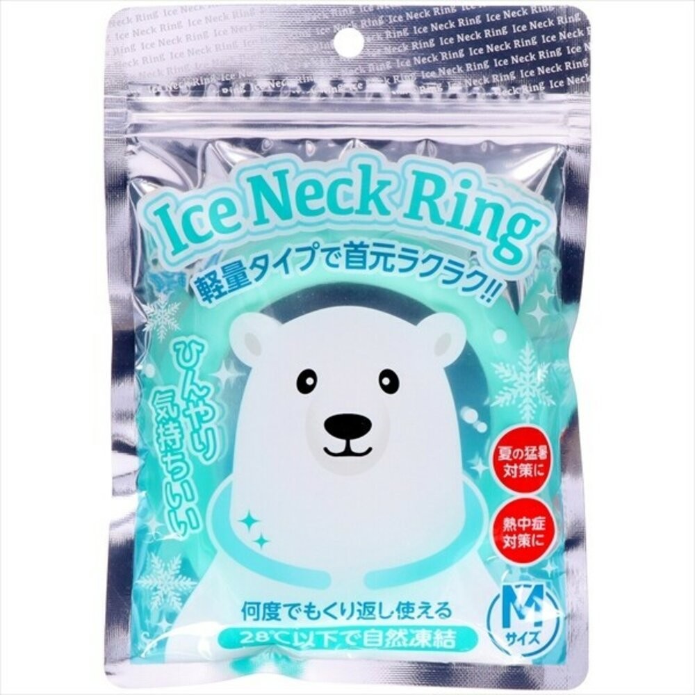 真冰涼！日本熱銷 北極熊 涼感頸圈 涼感環 冰涼頸圈環 涼感巾 涼感頸環 消暑降溫 物理降溫 頸圈 降溫圈-規格圖6