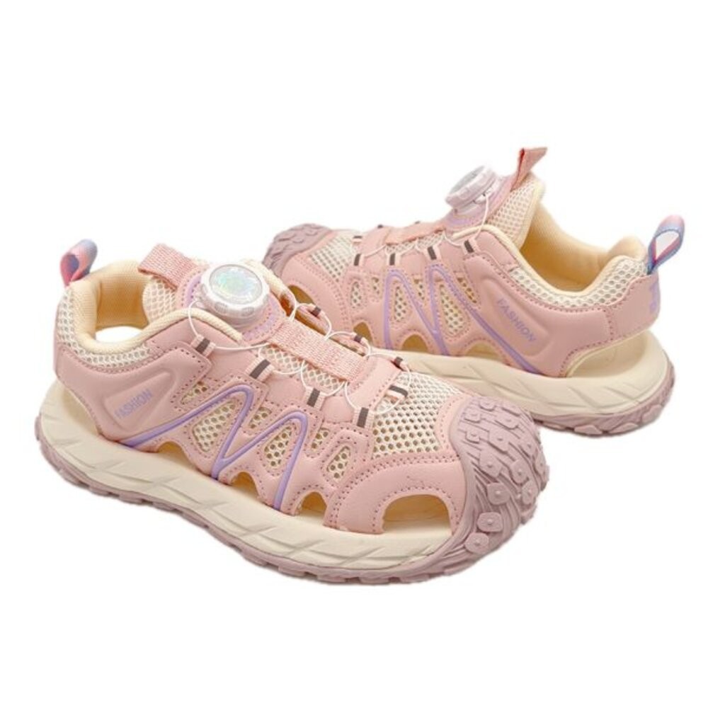 女大童旋轉扣涼鞋-細節圖5