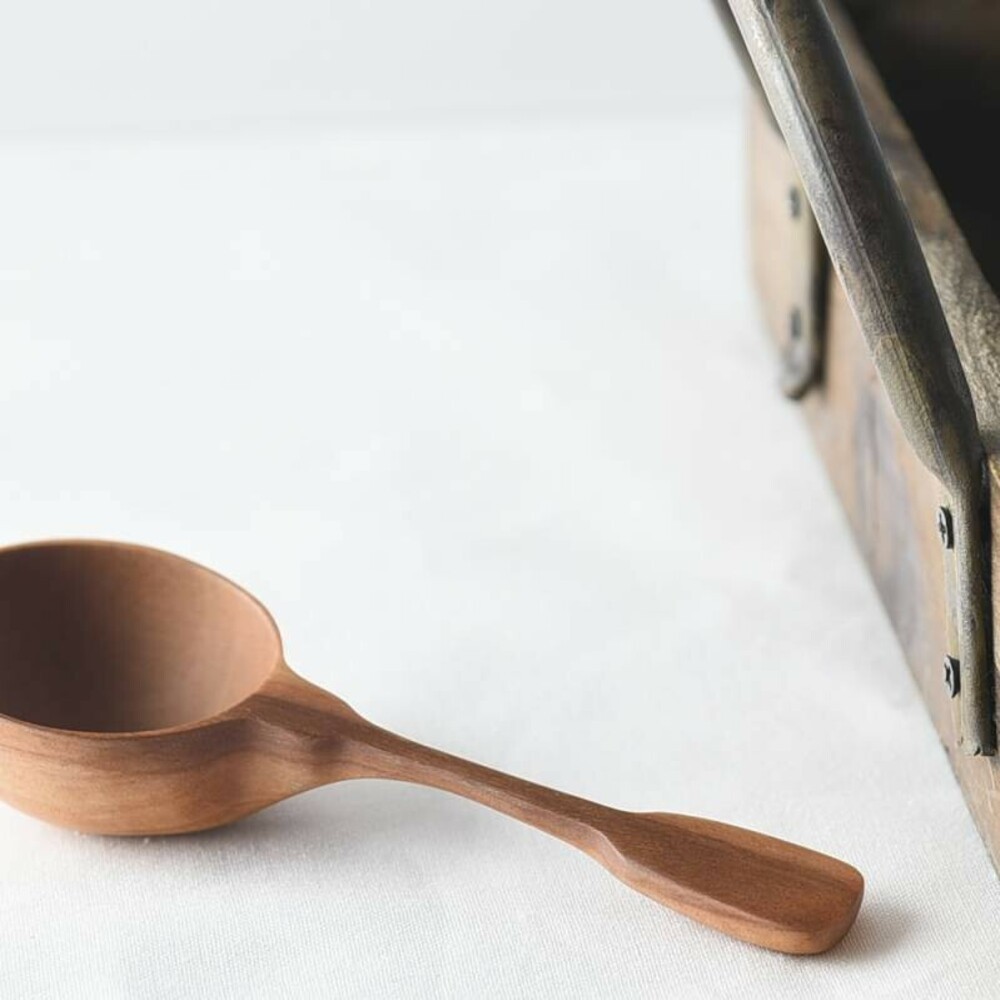 天然木茶匙 量勺 糖/鹽量勺 咖啡量匙 勺子 調料勺 茶匙計量匙 湯匙 調味料 木頭茶杓-細節圖6