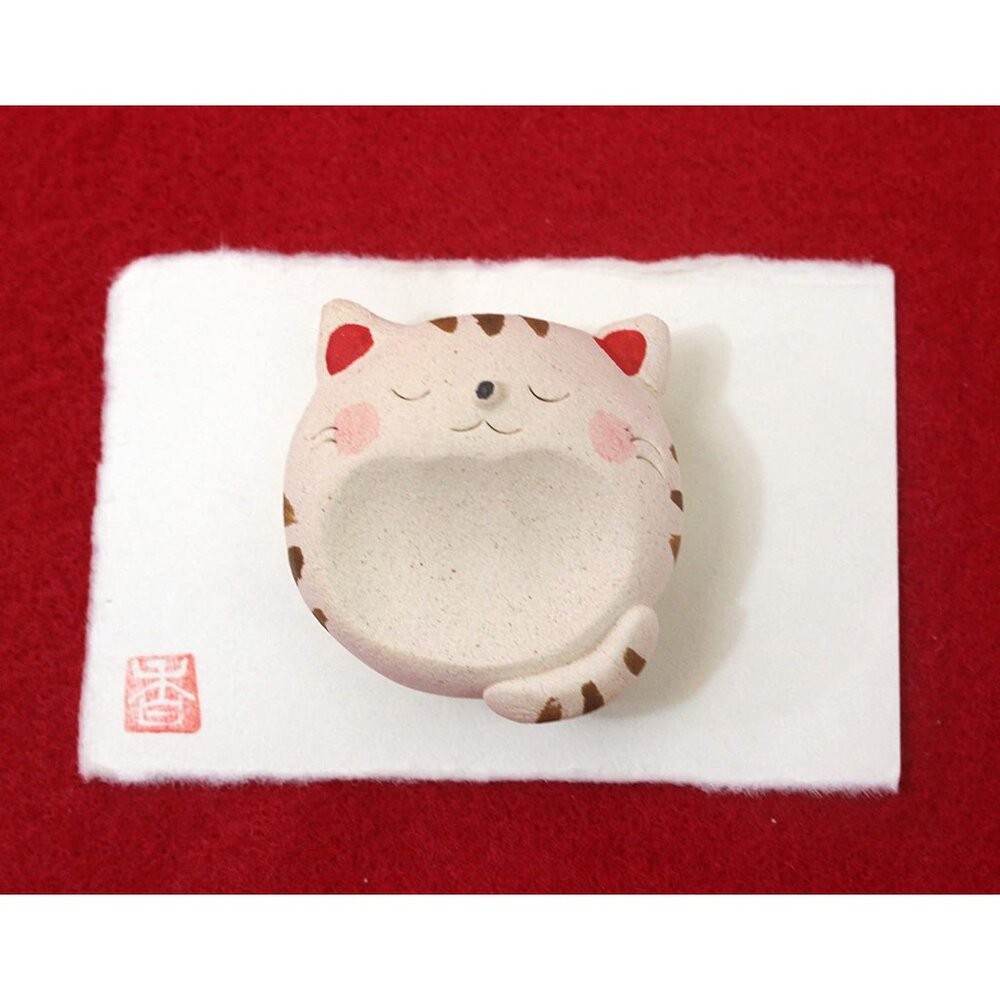 日本製 香氛石 陶瓷 擴香石 防蚊磚 精油 兔子 虎斑貓 三花 除臭 薰香 芳香石 防蚊石-細節圖5