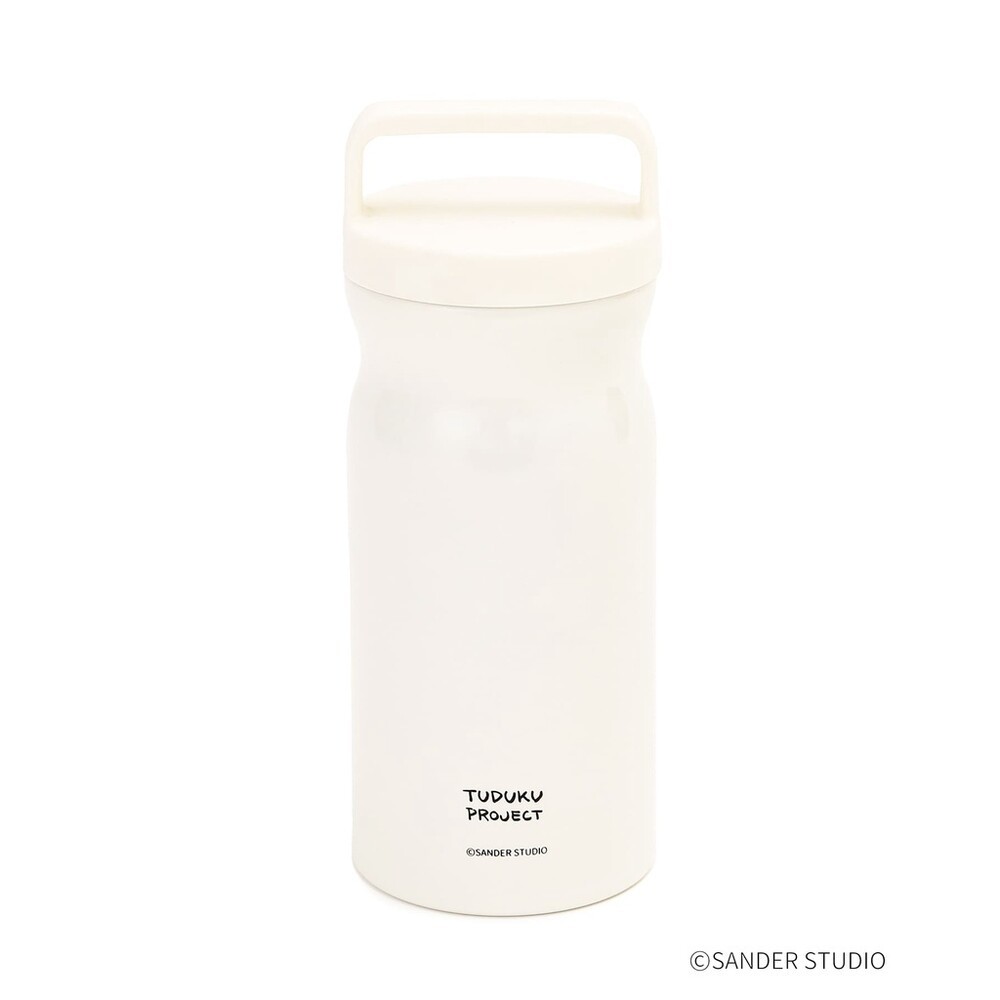 卡通插圖保溫瓶 水壺 保溫杯 水瓶 水杯 保溫 玻璃杯 杯子 攜帶方便 日本知名插圖師-細節圖6