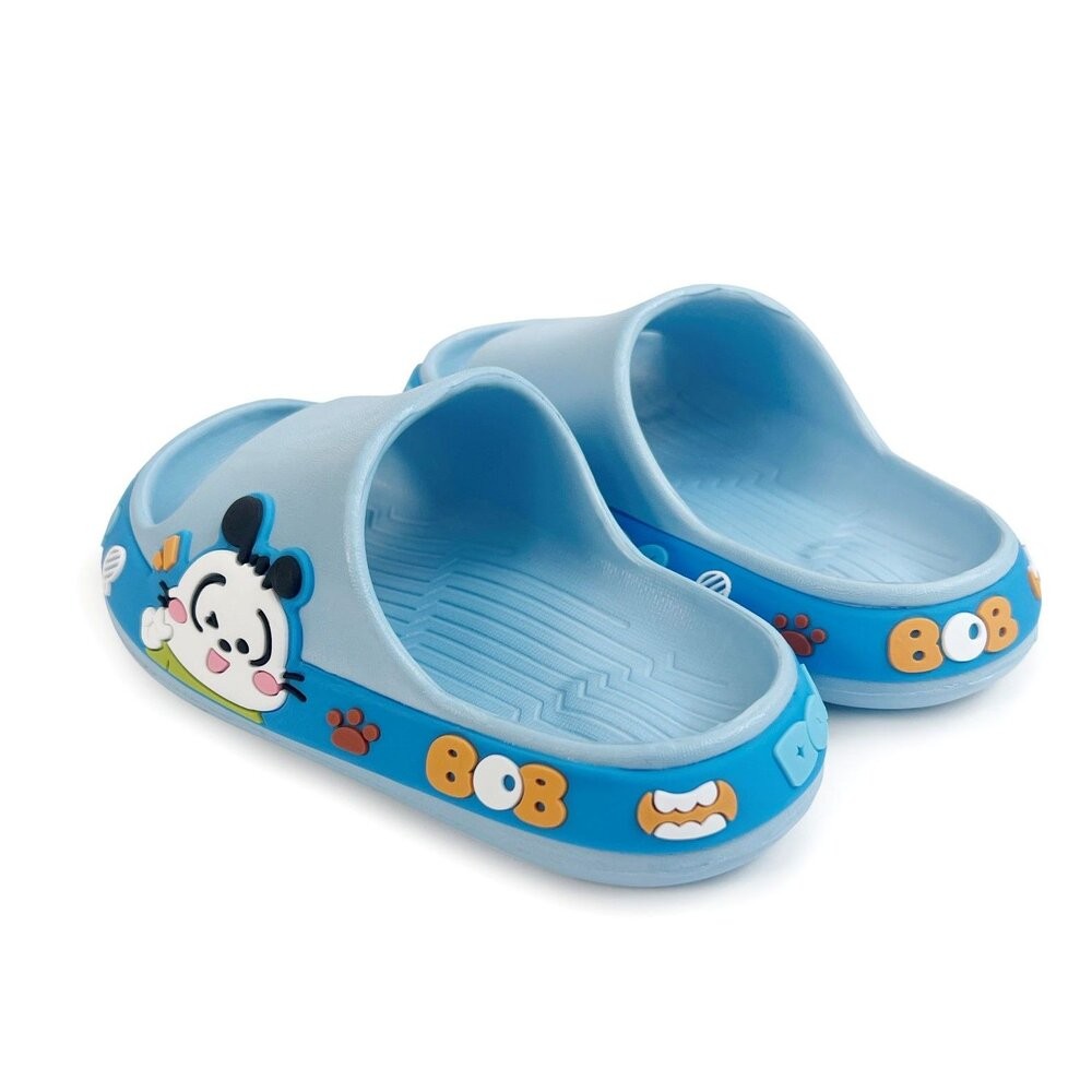 【斷碼出清特價不退換!!】巴布豆圖案拖鞋-藍色-細節圖4