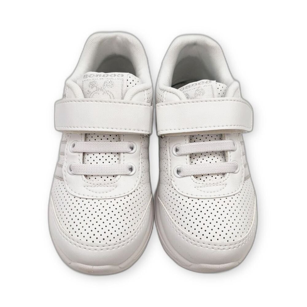 台灣製親子款皮面透氣休閒鞋-白-細節圖2