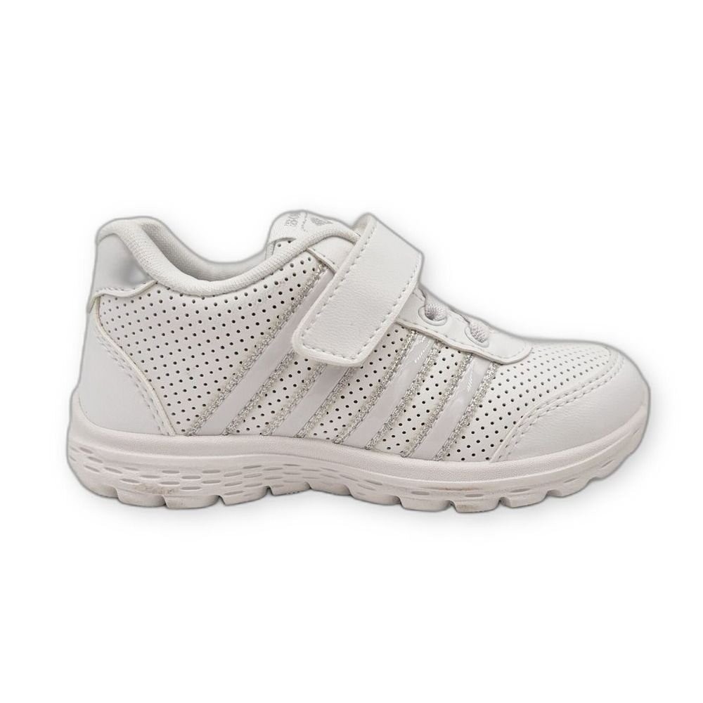 台灣製親子款皮面透氣休閒鞋-白-細節圖3