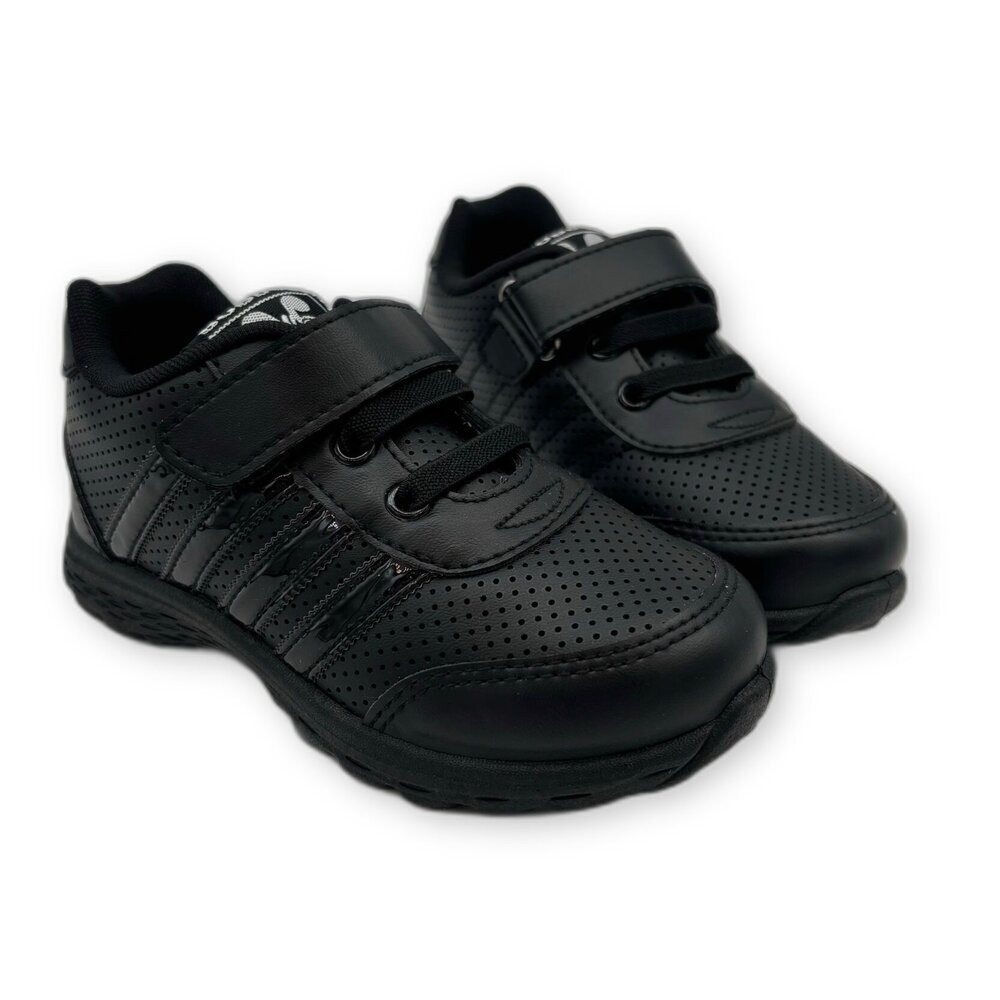 台灣製親子款皮面透氣休閒鞋-白-規格圖7