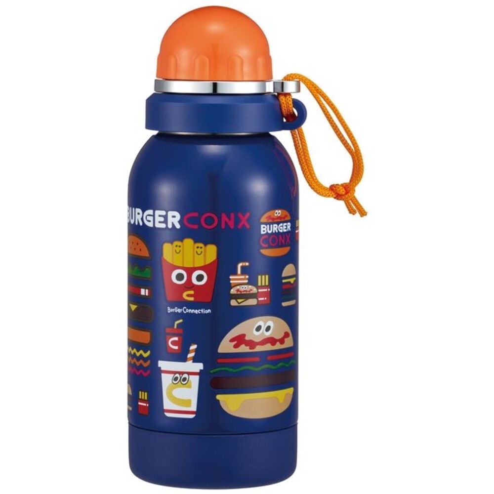 Skater 不鏽鋼輕量水壺 580ml 直飲水瓶 小小兵 小熊維尼 BURGERCONX-規格圖6