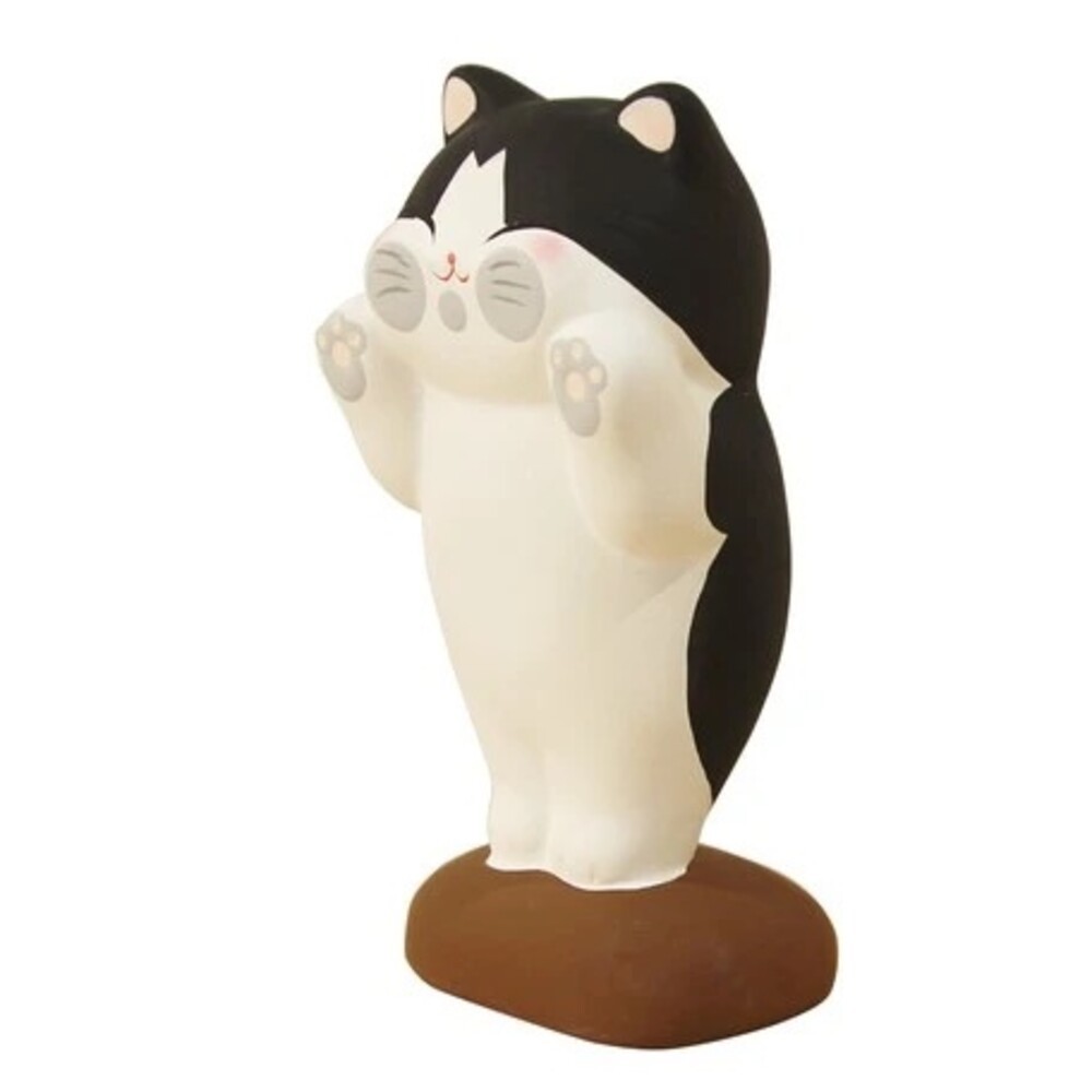 扁平趴趴貓公仔 療癒系 貓咪公仔 室內裝飾 送禮推薦 禮物 禮品 辦公小物 公仔收藏-細節圖6