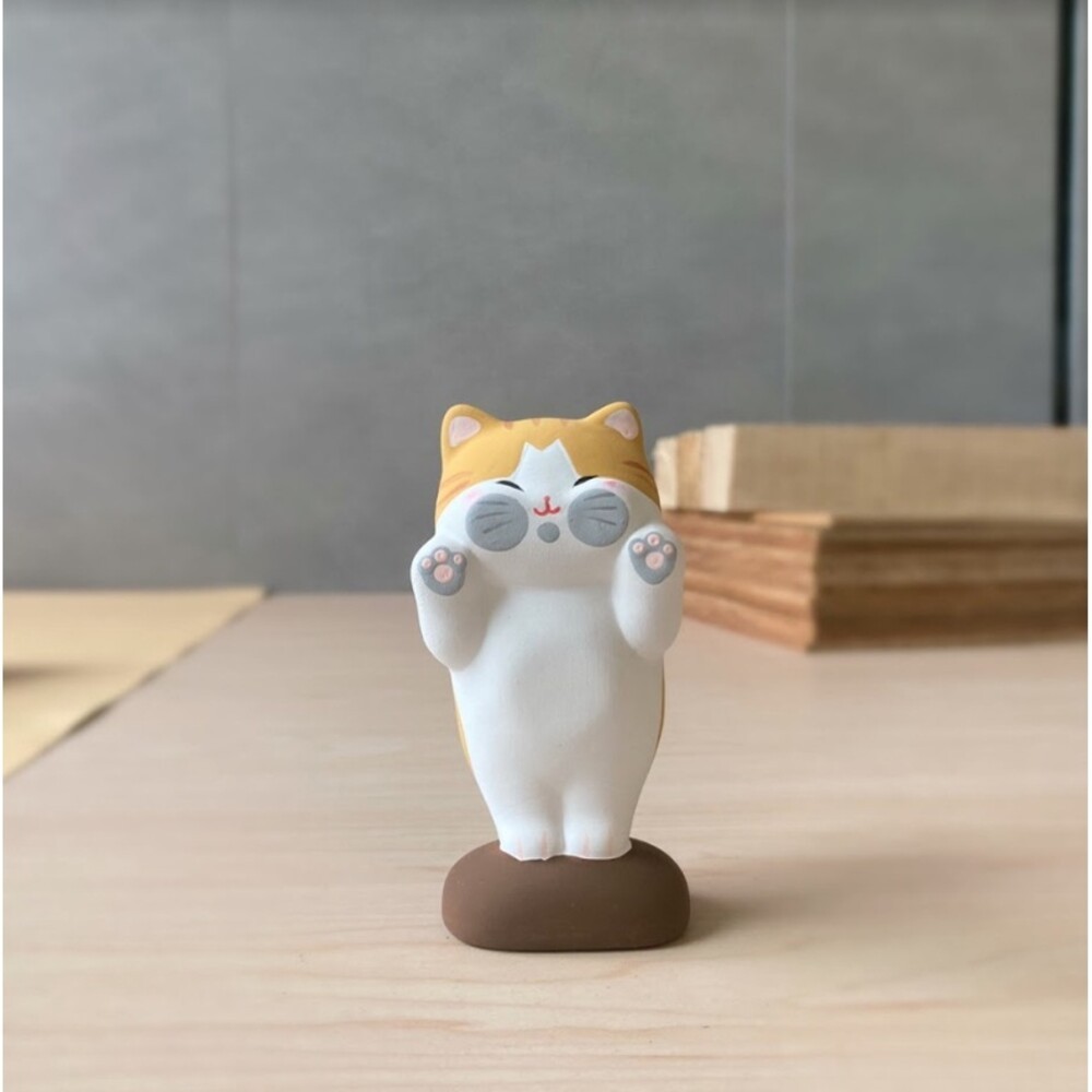 扁平趴趴貓公仔 療癒系 貓咪公仔 室內裝飾 送禮推薦 禮物 禮品 辦公小物 公仔收藏-規格圖8