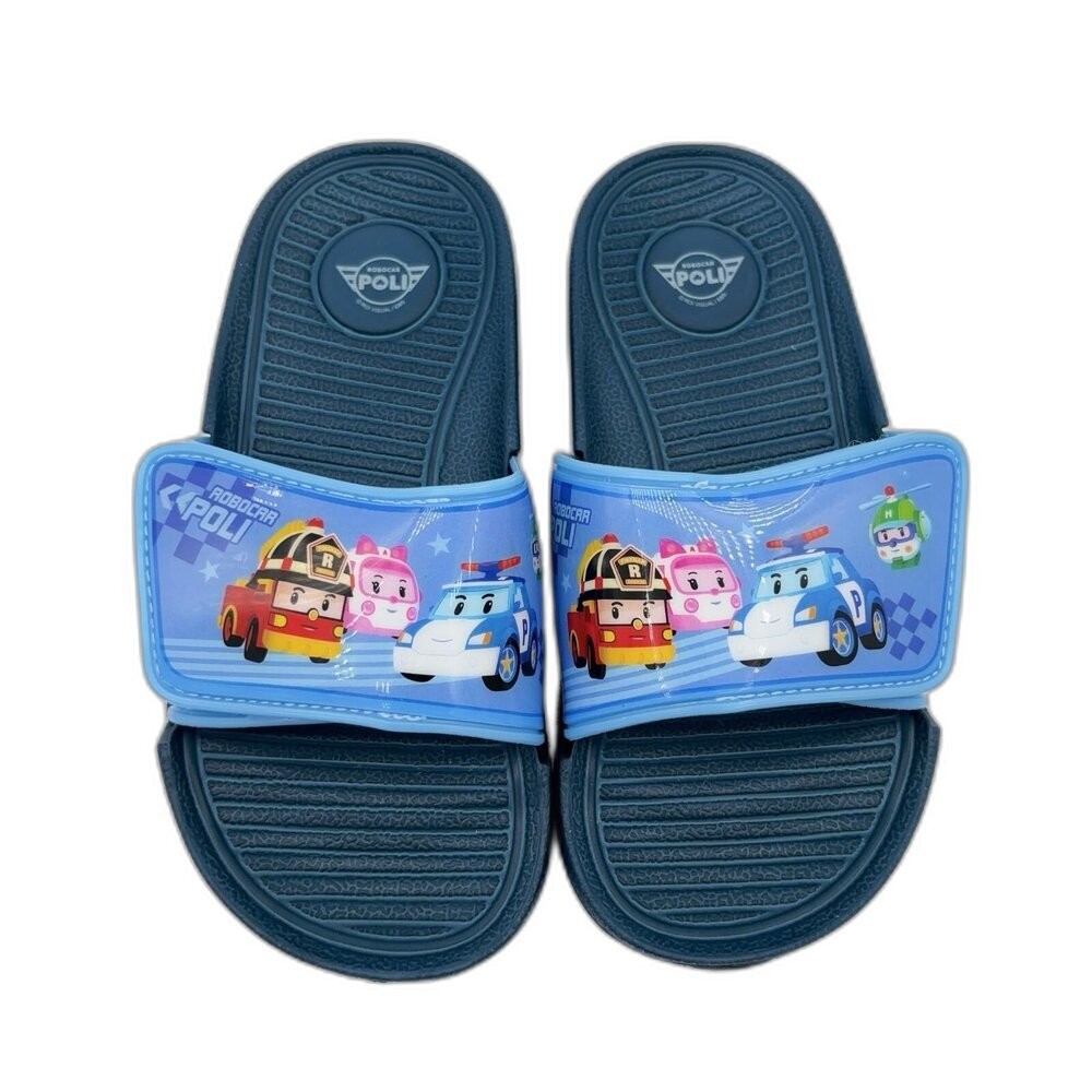 【限量特價!!】台灣製波力POLI拖鞋-藍色-規格圖5