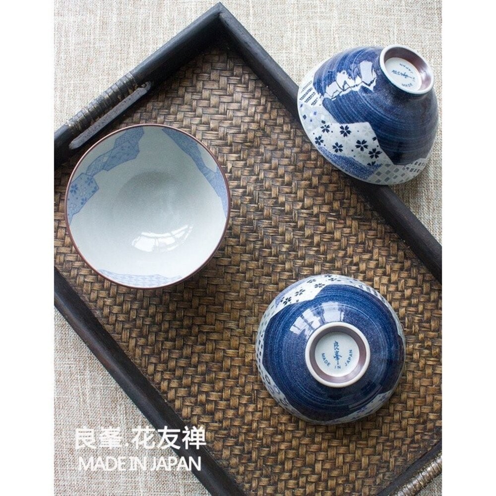 日本進口 日本製造 美濃燒 飯碗 友蟬 大平碗 毛料碗 碗 陶瓷碗 湯碗 茶碗-細節圖6