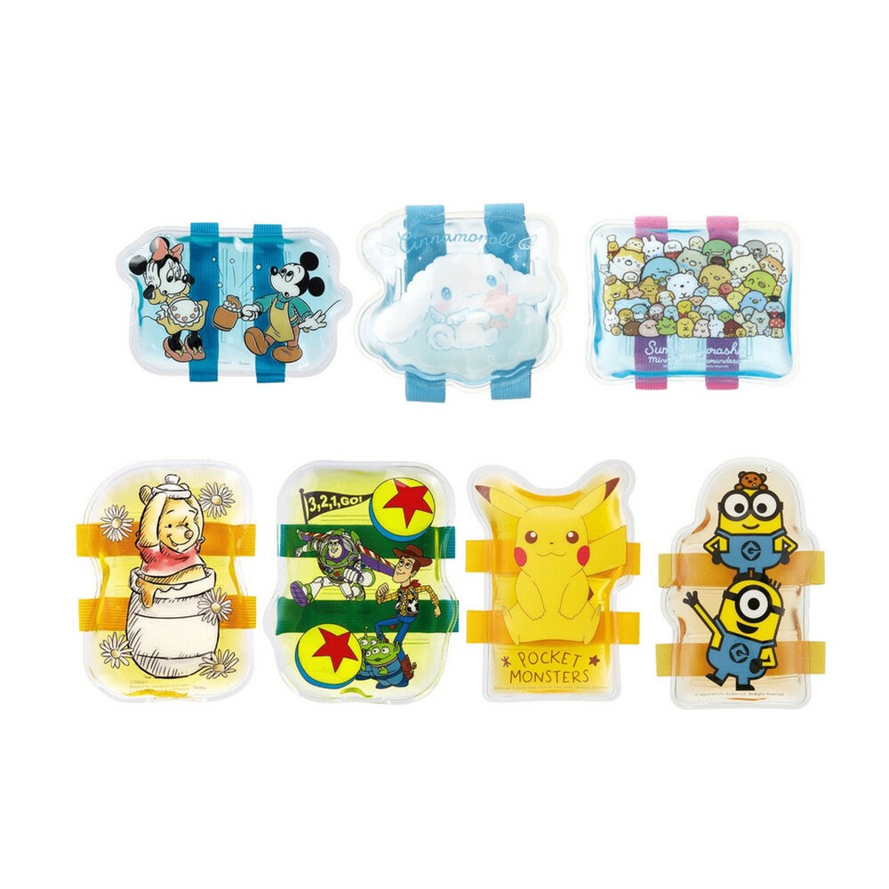 保冷劑 綁帶 冰袋 便當保冷劑 野餐 保冰 冰敷 退熱 米奇 角落生物 小小兵 皮卡丘-細節圖2