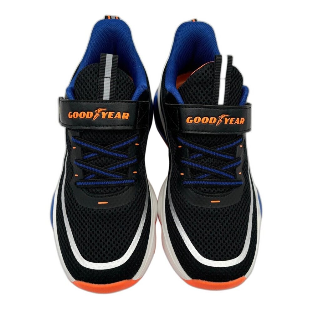 【斷碼出清不退不換】男大童魔鬼氈氣墊鞋-細節圖2