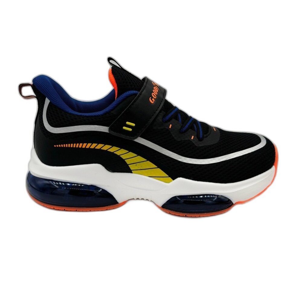 【斷碼出清不退不換】男大童魔鬼氈氣墊鞋-細節圖3