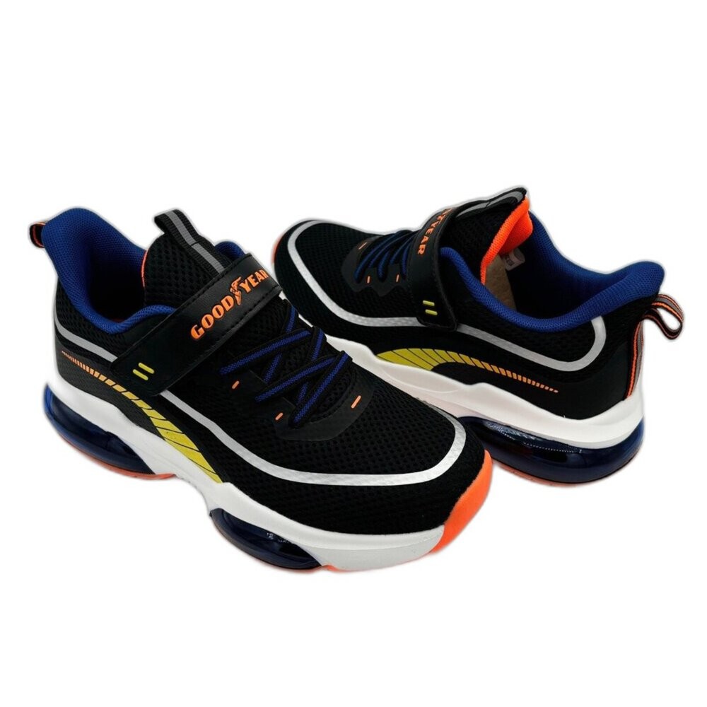 【斷碼出清不退不換】男大童魔鬼氈氣墊鞋-細節圖5