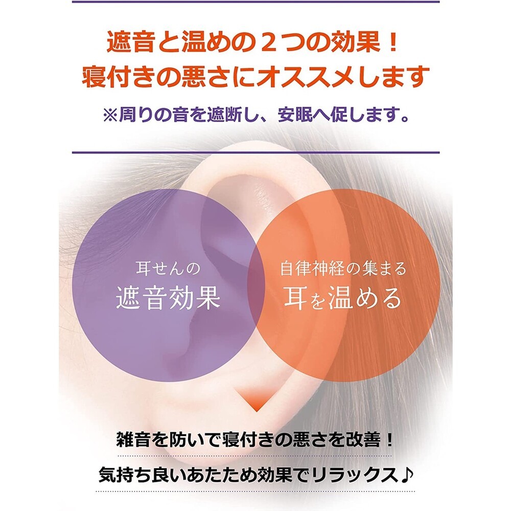 日本製 小林製藥 舒眠發熱耳塞 阻隔噪音 隔音耳塞 發熱耳塞 失眠救星 減輕壓力 放鬆入眠-細節圖3