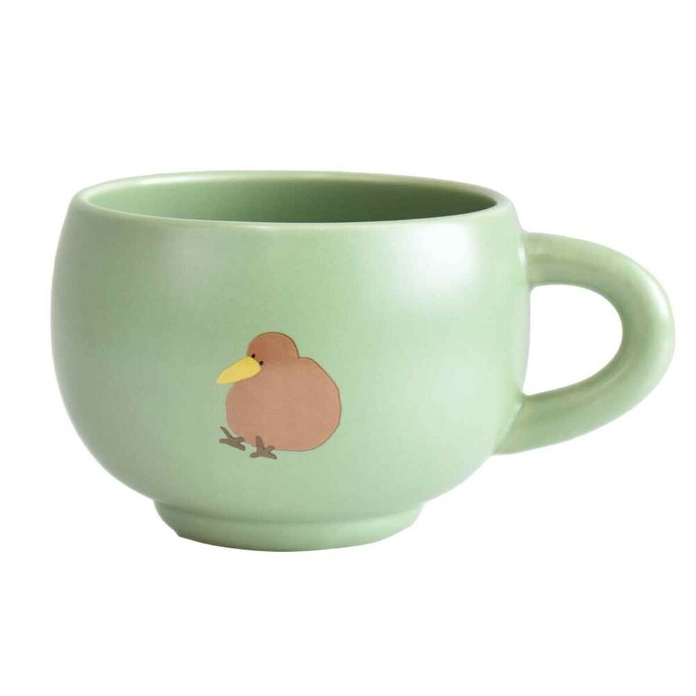 Rareni 馬克杯 咖啡杯 杯子 稀有動物 奇異鳥 食蟻獸 袋熊 嬰猴 沙狐 鯨頭鸛-規格圖9
