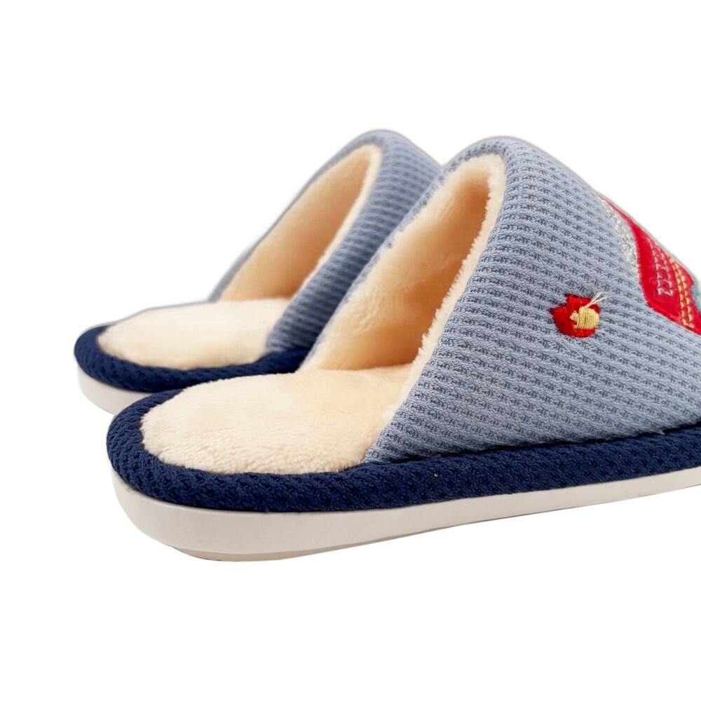 交通車兒童保暖拖鞋-細節圖4