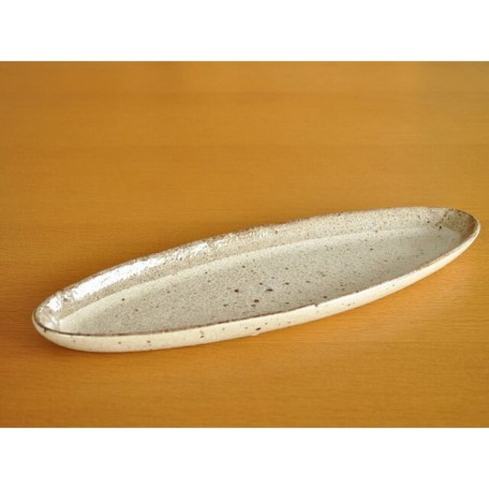 日本製 美濃燒陶瓷長型餐盤 煎魚 日式料理 生魚片 炸雞 沙拉 牛排 餐盤 廚房用具 廚房用品 碗盤-細節圖2