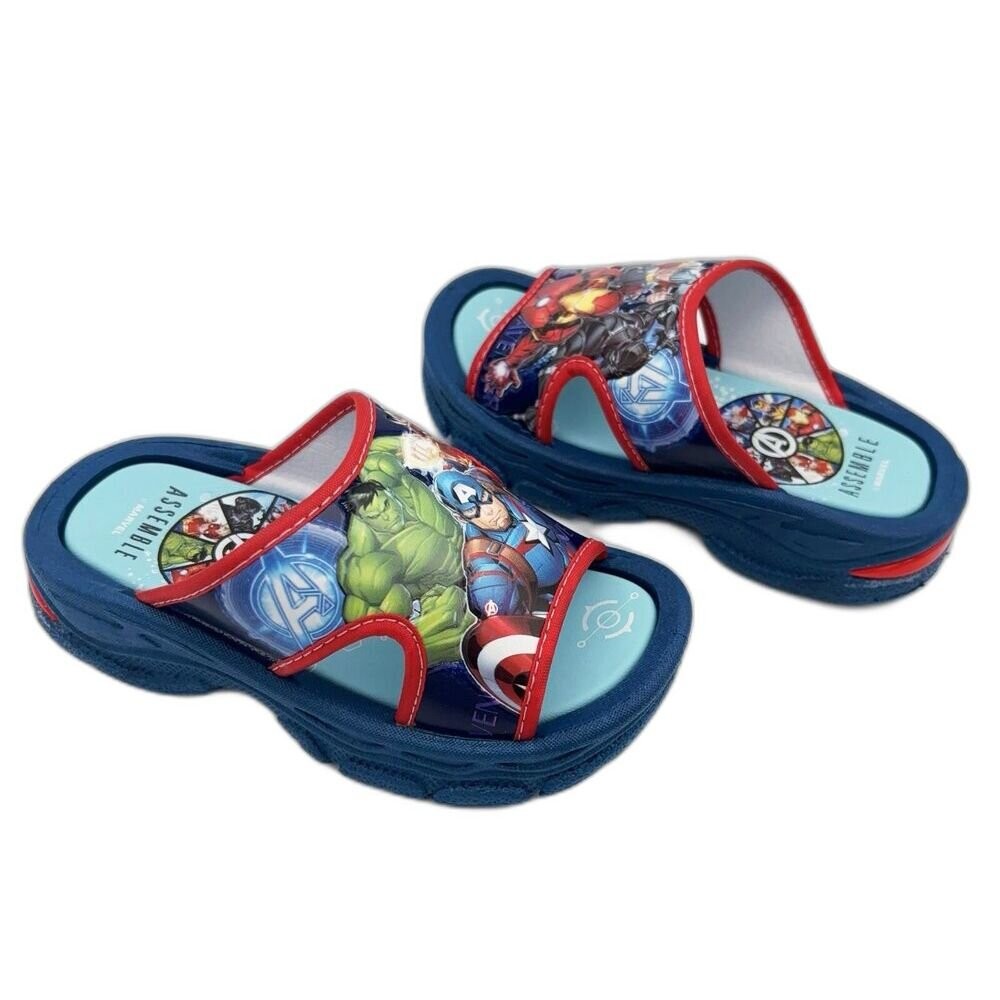 【限量特價!!】台灣製漫威英雄兒童拖鞋-細節圖5