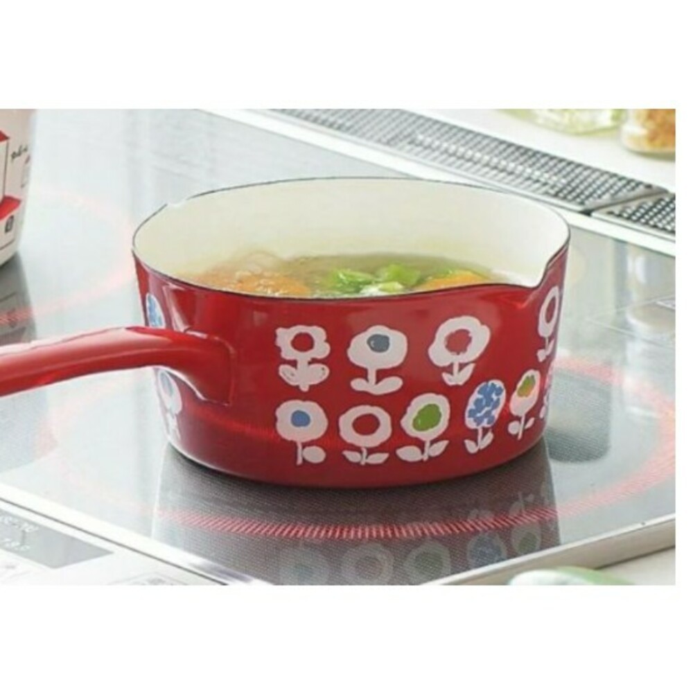 日本製 豐琺瑯 PLUNE 琺瑯單手鍋 日式搪瓷鍋 琺瑯鍋 鍋具 禮盒 廚房用品 日式廚具-細節圖8