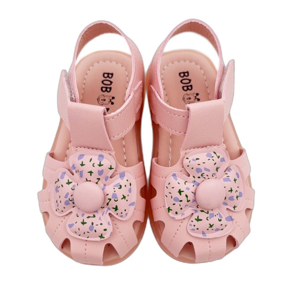 可愛碎花電燈涼鞋-細節圖2