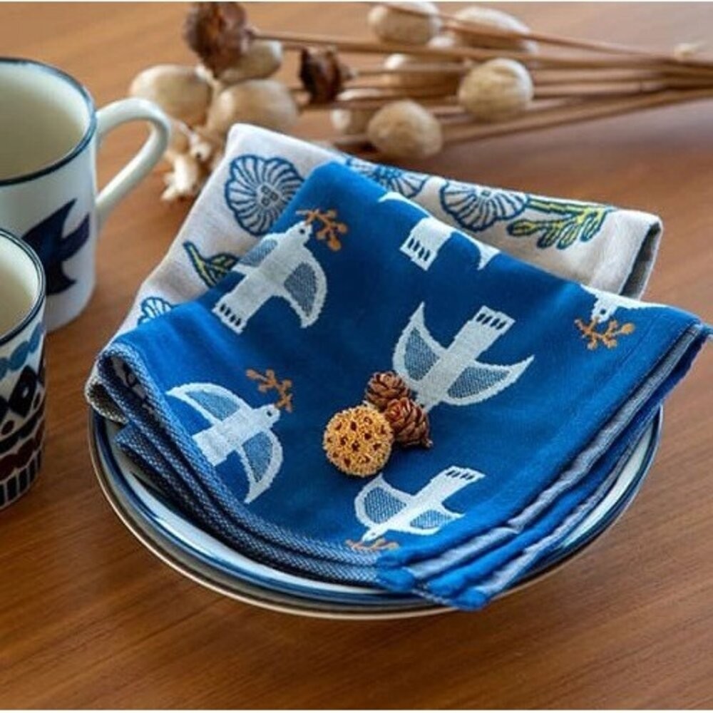 日本主婦推薦 三層家事布 Kukka Lokki 抗菌防臭 雙面擦拭布 北歐風吸水抹布 廚房餐巾 桌墊 日本進口-細節圖3