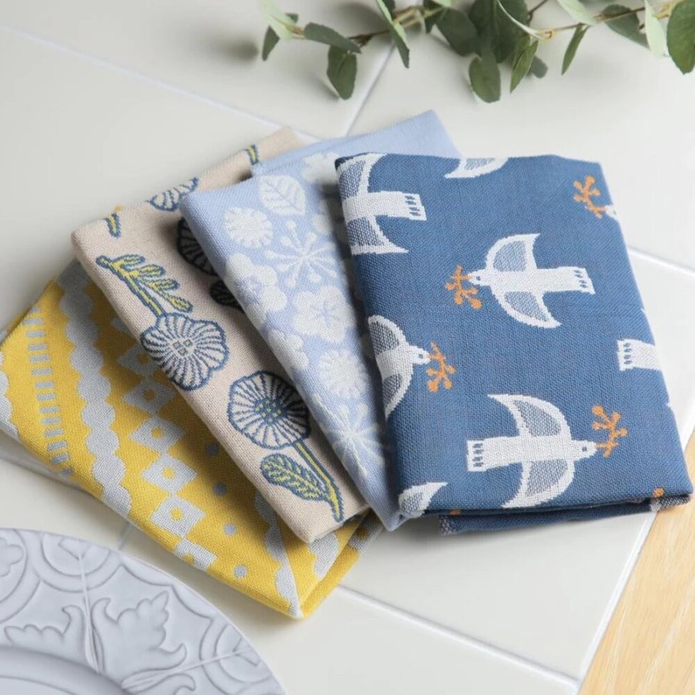 日本主婦推薦 三層家事布 Kukka Lokki 抗菌防臭 雙面擦拭布 北歐風吸水抹布 廚房餐巾 桌墊 日本進口-細節圖2