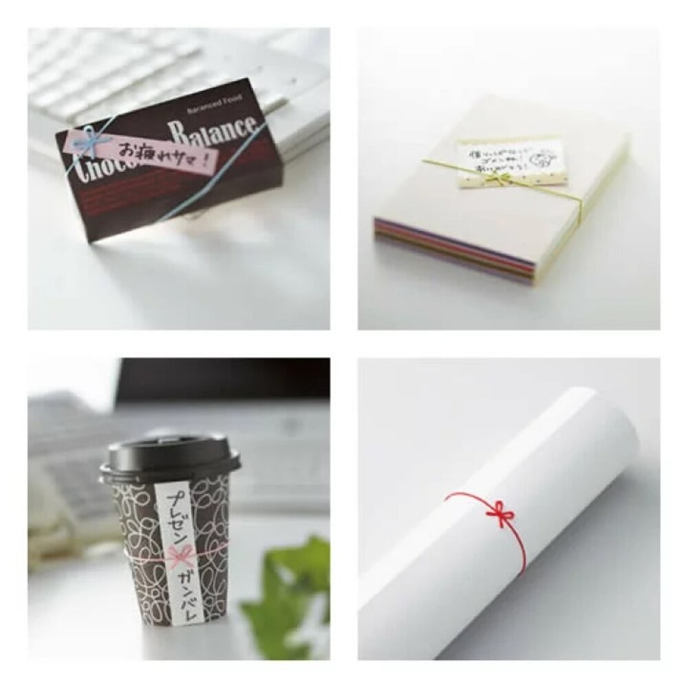 日本製國譽蝴蝶結橡皮筋 KOKUYO 造型橡皮筋 緞帶橡皮筋 緞帶 祝福 造型 禮物裝飾-細節圖2