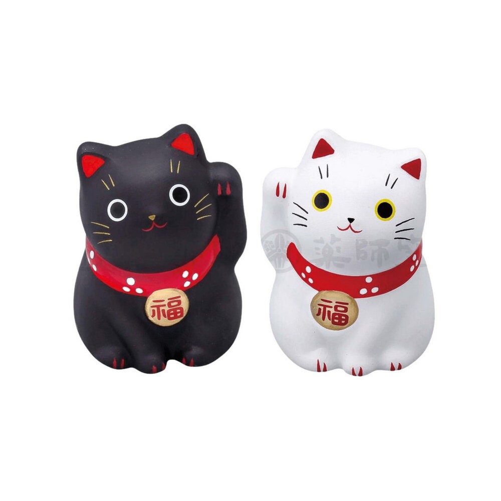 錦彩福夢招財貓 藥師窯 公仔 擺飾 祈福 開運招福 家內安全 招財貓-細節圖2