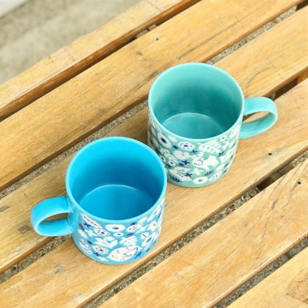 日本製美濃燒 馬克杯 KUKKA 北歐風 輕量馬克杯 水杯 杯子 牛奶杯 咖啡杯 陶瓷杯 餐具-細節圖3