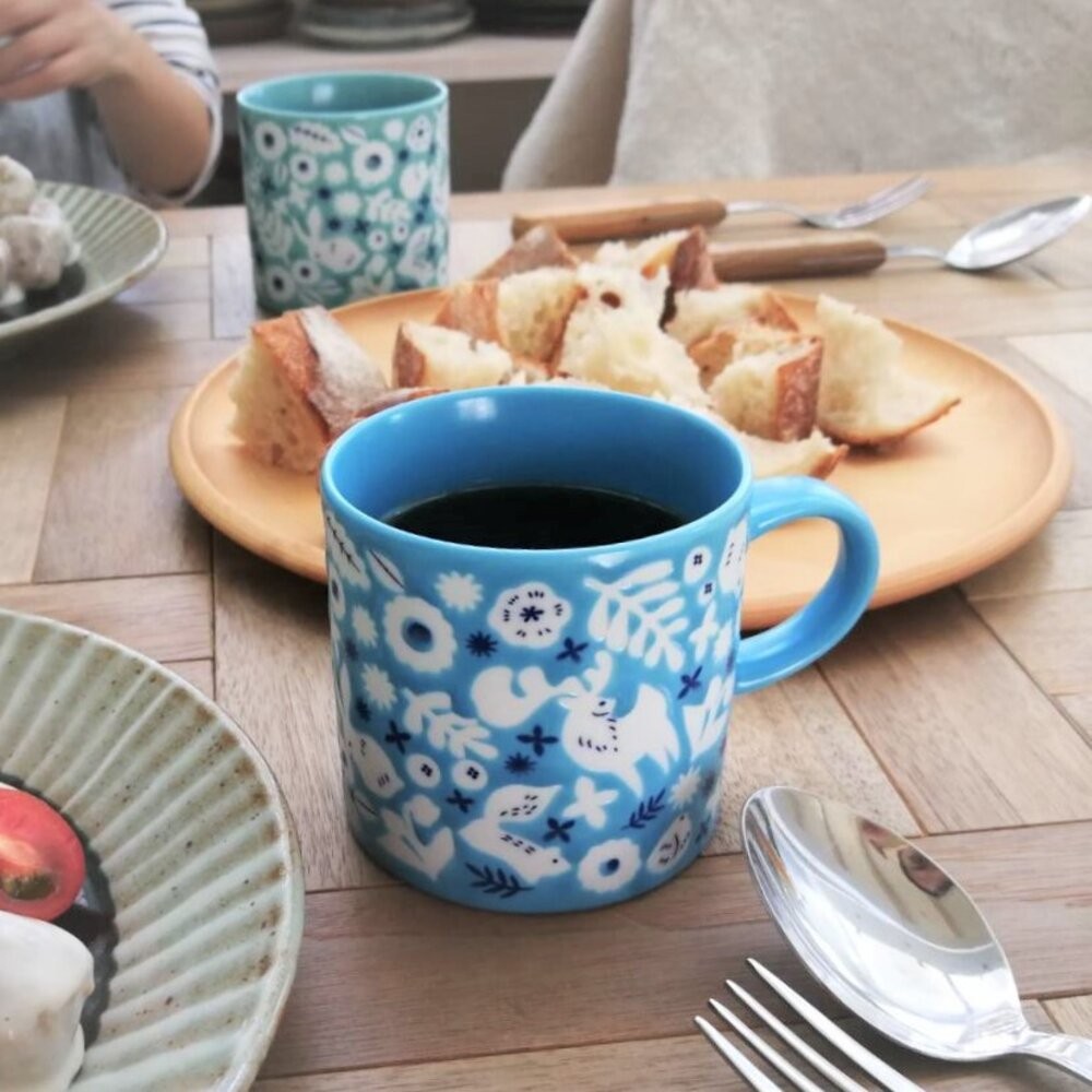 日本製美濃燒 馬克杯 KUKKA 北歐風 輕量馬克杯 水杯 杯子 牛奶杯 咖啡杯 陶瓷杯 餐具-細節圖5