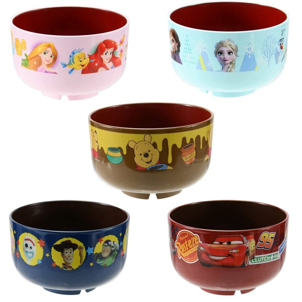 日本製兒童迪士尼抗菌碗 耐熱 可微波 山中漆器 餐碗 兒童餐具 味增湯碗 兒童碗 湯碗 碗 日式碗-細節圖9