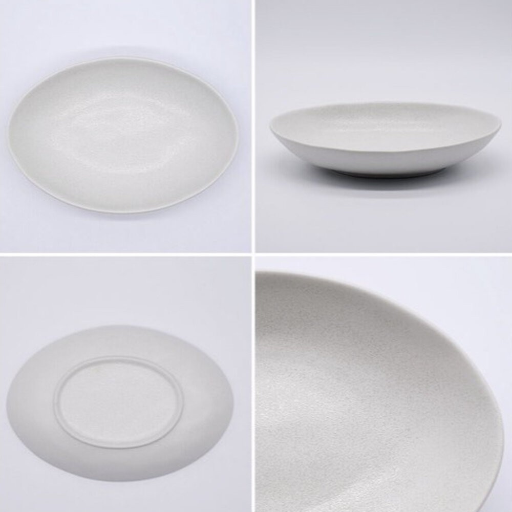 日本製 美濃燒 陶瓷盤 深盤 菜盤 | 橢圓盤 咖哩盤 義大利麵盤 五色可選-規格圖6