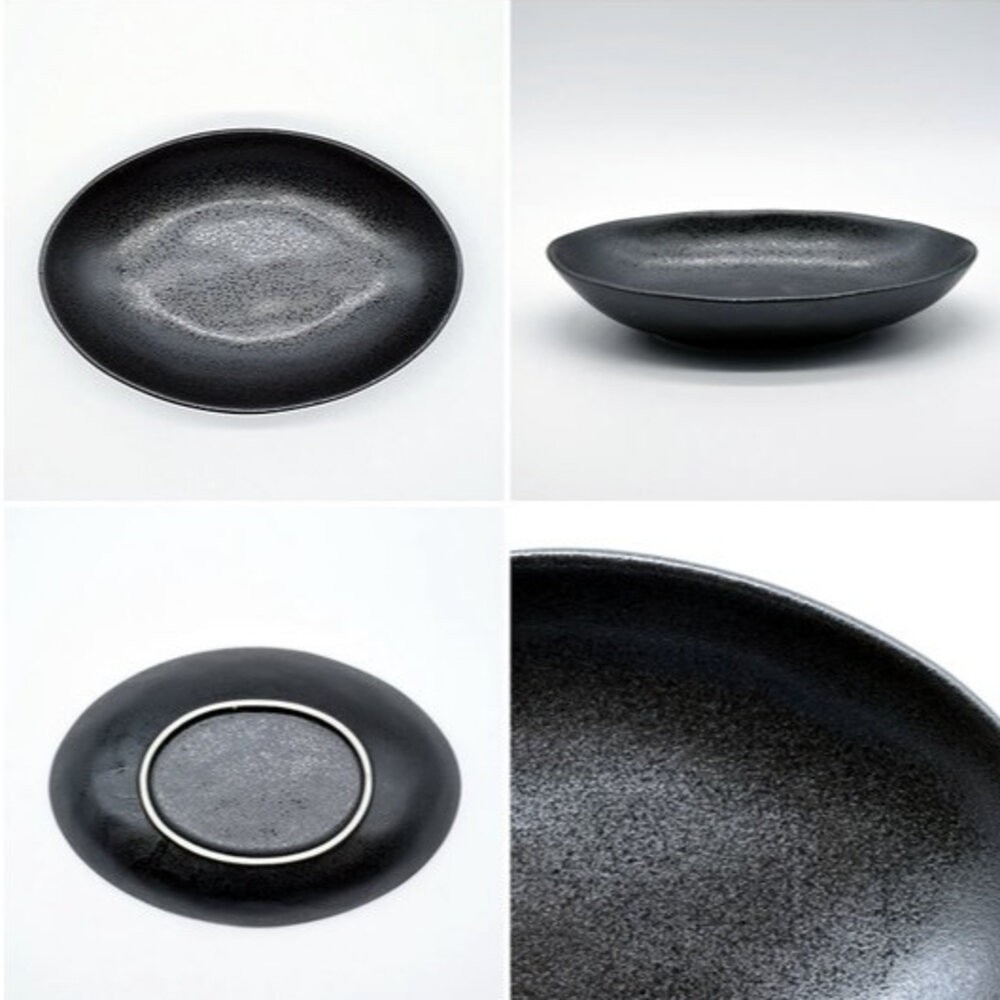 日本製 美濃燒 陶瓷盤 深盤 菜盤 | 橢圓盤 咖哩盤 義大利麵盤 五色可選-規格圖6