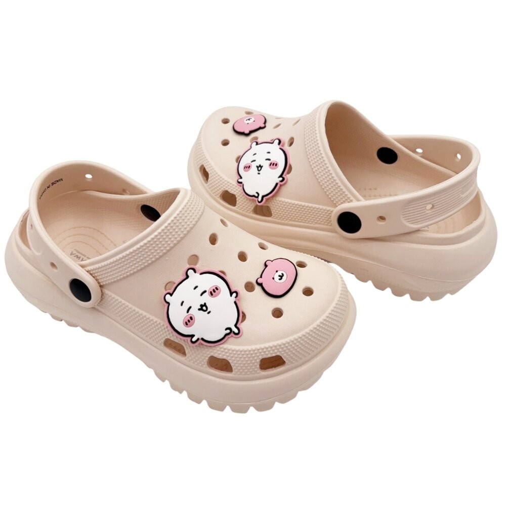 超可愛大童吉伊卡哇厚底洞洞鞋-細節圖5