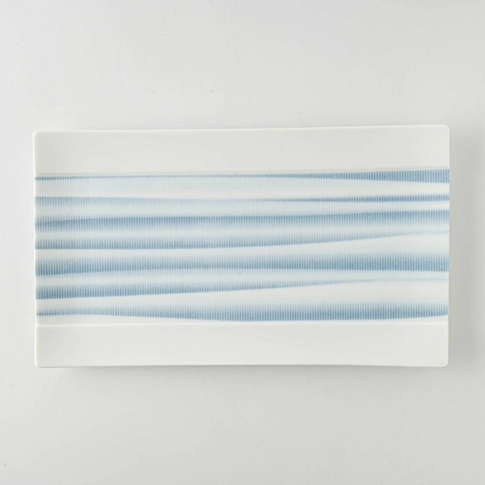 日本製 miyama深山 cecima 瀬縞 長盤 15cm 造型餐具 美濃燒 餐盤 點心盤 蛋糕盤 日本進口-細節圖3