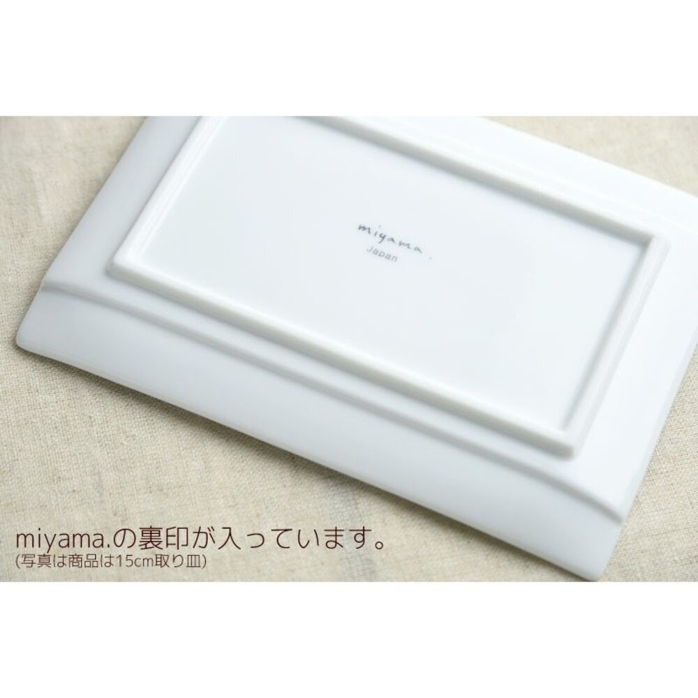 日本製 miyama深山 cecima 瀬縞 長盤 15cm 造型餐具 美濃燒 餐盤 點心盤 蛋糕盤 日本進口-細節圖7
