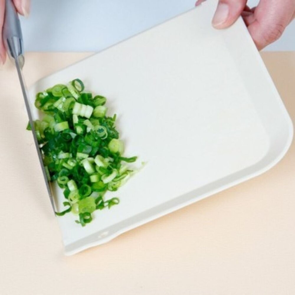 日本廚房小物 切菜板 小砧板 抗菌 便攜 三入組 NATURE 迷你 塑膠砧板 薄型砧板 露營砧板 日本進口-細節圖3