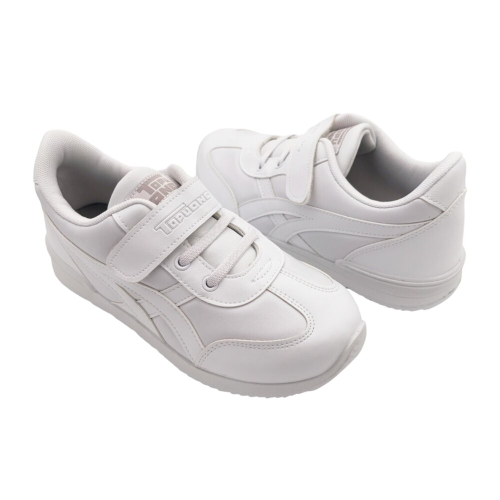 台灣製素面上學純白布鞋-細節圖5