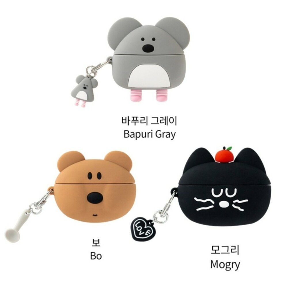 韓國 Romane AirPods Pro2 矽膠保護套 耳機套 Brunch 早午餐兄弟 日本進口-細節圖5