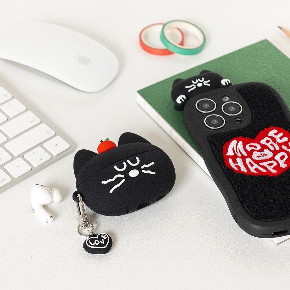 韓國 Romane AirPods Pro2 矽膠保護套 耳機套 Brunch 早午餐兄弟 日本進口-細節圖8