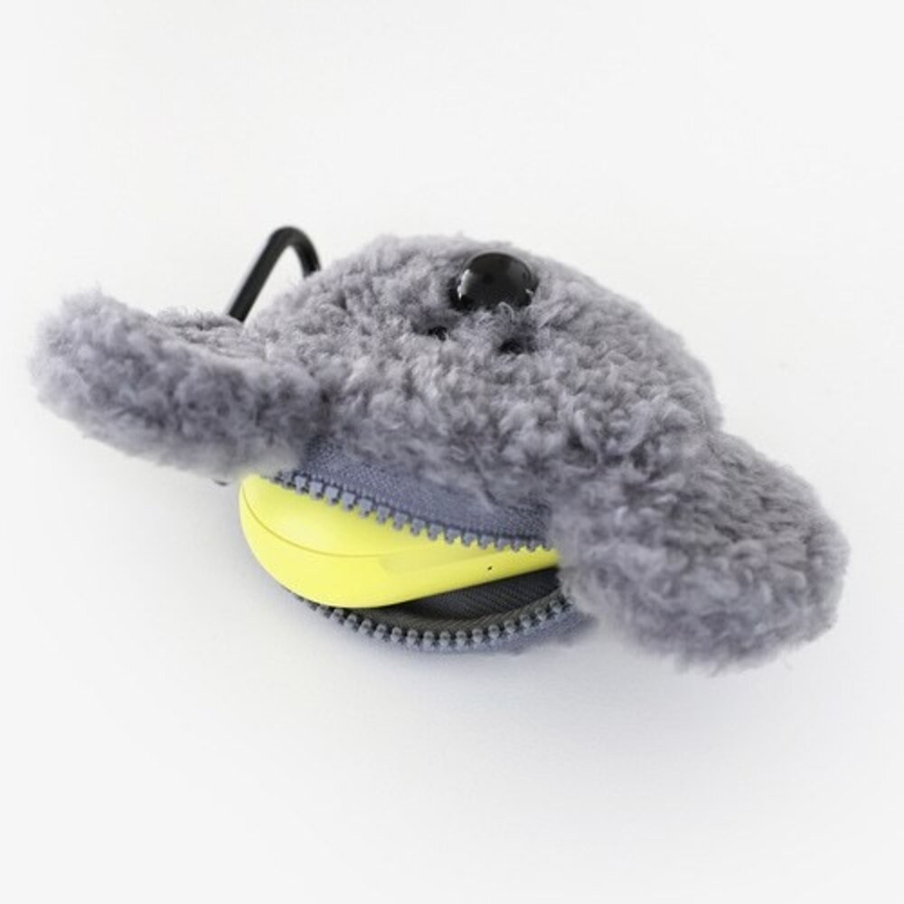 韓國Romane Little Paper 毛絨AirPods灰白保護套 柔軟材質 保護殼 airpods 日本進口-細節圖6